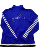 ADIDAS TRACK JACKET SPORTY BLU DONNA PRE OWNED M