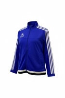 ADIDAS TRACK JACKET SPORTY BLU DONNA PRE OWNED M