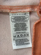 ADIDAS FELPA ZIP CON CAPPUCCIO SPORTSWEAR ARANCIONE DONNA PRE OWNED M