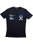ADON T-SHIRT SNEAKER CON STAMPA GRAFICA NERO UNISEX M