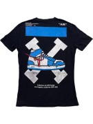 ADON T-SHIRT SNEAKER CON STAMPA GRAFICA NERO UNISEX M