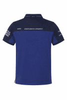AERONAUTICA MILITARE POLO SHIRT GRAPHIC NAVY MEN PRE OWNED S/M