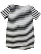 Aeropostale Ριγέ T-Shirt Λευκό-Μπλε Γυναικείο L
