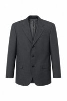 80S VINTAGE  BLAZER CLASSIC GREY MEN PRE OWNED S