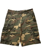 AIRWALK CARGO SHORTS CAMO ARMY GREEN MEN PRE OWNED M