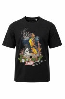 AKOO T SHIRT GRAPHIC STREETWEAR NERO UOMO PRE OWNED XL
