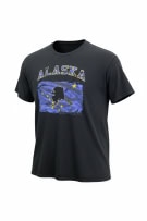 T-SHIRT ALASKA STATE BIG LOGO NERA UNISEX XL