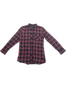 ALCOTT Plaid Shirt Casual Red-Blue Women’s S