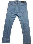 ALCOTT Τζιν Παντελόνι Super Skinny Logo Μπλε Ανδρικό T52 (S38)