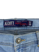 ALCOTT Τζιν Παντελόνι Super Skinny Logo Μπλε Ανδρικό T52 (S38)