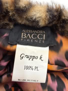 ALESSANDRA BACCI ΚΑΠΕΛΟ BERET FAUX FUR LEOPARD PRINT ΚΑΦΕ ΓΥΝΑΙΚΕΙΟ ONE SIZE