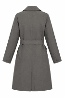 1997 ALLEGRI COAT MINIMAL GREY MEN PRE OWNED L