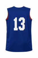 ALLEN IVERSON NBA JERSEY ATHLETIC ΜΠΛΕ ΑΝΤΡΙΚΟ PRE OWNED L