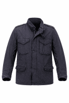1980s ALPHA INDUSTRIES JACKET ARCHITECTURAL BLACK MEN PRE OWNED M