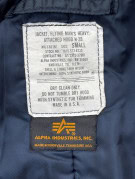 ALPHA INDUSTRIES ΤΖΑΚΕΤ ΠΙΛΟΤΟΥ VINTAGE NAVY ΑΝΤΡΙΚΟ PRE OWNED S