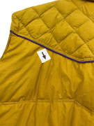 QUILTED PUFFER VEST MUSTARD YELLOW UNISEX L