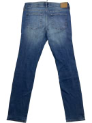 Men’s Blue Distressed Slim Fit Jeans Size 34