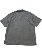 BRAINWASHED CAMICIA HAWAIIAN MINIMAL GRIGIO UOMO PRE OWNED L