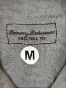 BRAINWASHED CAMICIA HAWAIIAN MINIMAL GRIGIO UOMO PRE OWNED L