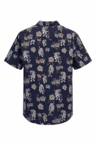 ANOTHER SOFT CAMICIA A MANICHE CORTE CLASSIC NAVY UOMO PRE OWNED M