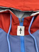 Αντιανεμικό Jacket Colorblock Μπλε Κόκκινο Unisex L