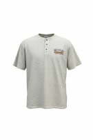 Anvil Cotton Deluxe Henley T-Shirt Swinging Nationals 2009 White Unisex XL