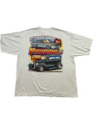 Anvil Cotton Deluxe Henley T-Shirt Swinging Nationals 2009 White Unisex XL