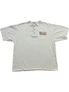 Anvil Cotton Deluxe Henley T-Shirt Swinging Nationals 2009 White Unisex XL