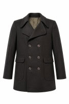 VINTAGE CLASSIC COAT 90S BLACK MEN PRE OWNED