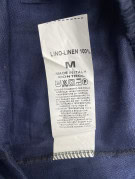 VINTAGE ΠΑΝΤΕΛΟΝΙ LINEN ΜΠΛΕ ΓΥΝΑΙΚΕΙΟ PRE OWNED M