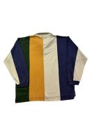 APPAREL WORKSHOP ΡΑΓΚΜΠΙ ΜΠΛΟΥΖΑ RETRO COLORBLOCK ΠΟΛΥΧΡΩΜΟ ΑΝΤΡΙΚΟ PRE OWNED XL
