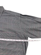 AQUASCUTUM OF LONDON ΠΟΥΚΑΜΙΣΟ CLASSIC ΚΑΡΟ ΓΚΡΙ ΑΝΤΡΙΚΟ PRE OWNED XL