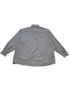 AQUASCUTUM OF LONDON ΠΟΥΚΑΜΙΣΟ CLASSIC ΚΑΡΟ ΓΚΡΙ ΑΝΤΡΙΚΟ PRE OWNED XL
