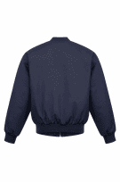 ARAMARK BOMBER JACKET WORKWEAR BLU NAVY UOMO PRE OWNED S