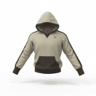 Arena Φούτερ Hoodie Vintage Logo Μπεζ Ανδρικό S