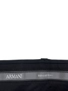 ARMANI COLLEZIONI ΠΑΝΤΕΛΟΝΙ ΥΦΑΣΜΑΤΙΝΟ ΜΑΥΡΟ ΑΝΤΡΙΚΟ XL pre-owned
