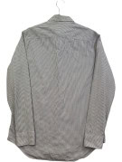 ARMANI COLLEZIONI CAMICIA CLASSICA RIGATA NERO BIANCO UOMO PRE OWNED L