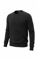 ARMANI EXCHANGE FELPA GIROCOLLO MINIMAL NERA UOMO PRE OWNED S