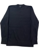 ARMANI EXCHANGE FELPA GIROCOLLO MINIMAL NERA UOMO PRE OWNED S