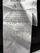 ARMANI EXCHANGE ΜΠΛΟΥΖΑ POLO MINIMAL ΜΑΥΡΗ ΑΝΤΡΙΚΗ PRE OWNED M