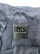 ARMANI EXCHANGE ΠΑΝΤΕΛΟΝΙ CHINO CASUAL ΜΕ ΜΕΤΑΛΛΙΚΟ LOGO ΜΠΛΕ ΣΚΟΥΡΟ ΓΥΝΑΙΚΕΙΟ M