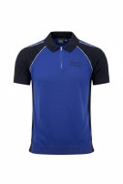 ARMANI EXCHANGE KNIT POLO SHIRT MINIMAL BLUE MENS PRE OWNED M
