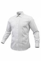 ARMANI EXCHANGE CAMICIA PLISSE BIANCA UOMO PRE OWNED L