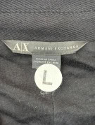 ARMANI EXCHANGE ΣΑΚΑΚΙ MINIMAL ΜΑΥΡΟ ΑΝΤΡΙΚΟ PRE OWNED L