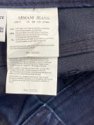 ARMANI JEANS JEANS MINIMAL NAVY MENS PRE OWNED L