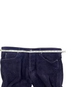 ARMANI JEANS PANTALONI IN VELLUTO A COSTE CLASSIC NAVY UOMO PRE OWNED XXL