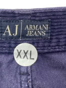 ARMANI JEANS PANTALONI IN VELLUTO A COSTE CLASSIC NAVY UOMO PRE OWNED XXL
