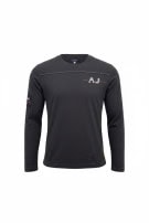 ARMANI JEANS ΜΠΛΟΥΖΑ ΜΑΚΡΥΜΑΝΙΚΗ MINIMAL ΜΑΥΡΟ ΑΝΤΡΙΚΟ PRE OWNED