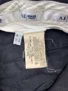 ARMANI JEANS PANTALONE CASUAL LOGO NERO UOMO M