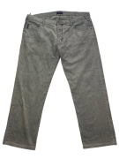 Armani Jeans Παντελόνι Casual Βελουτέ με Λογότυπο Γκρι Ανδρικό XL